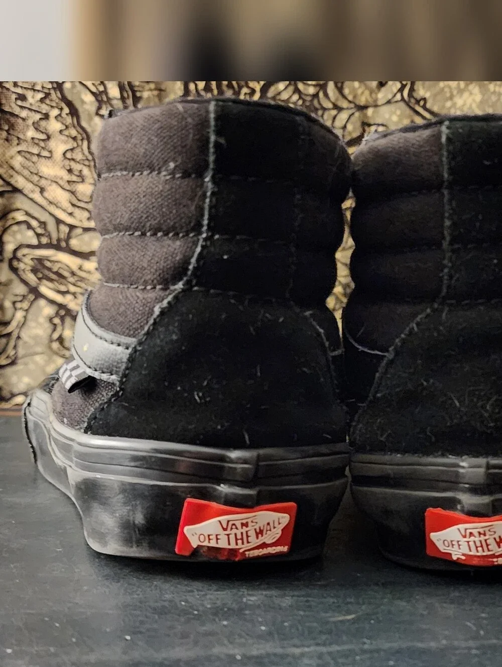 Vans Off The Wall Black High-Top Sneakers